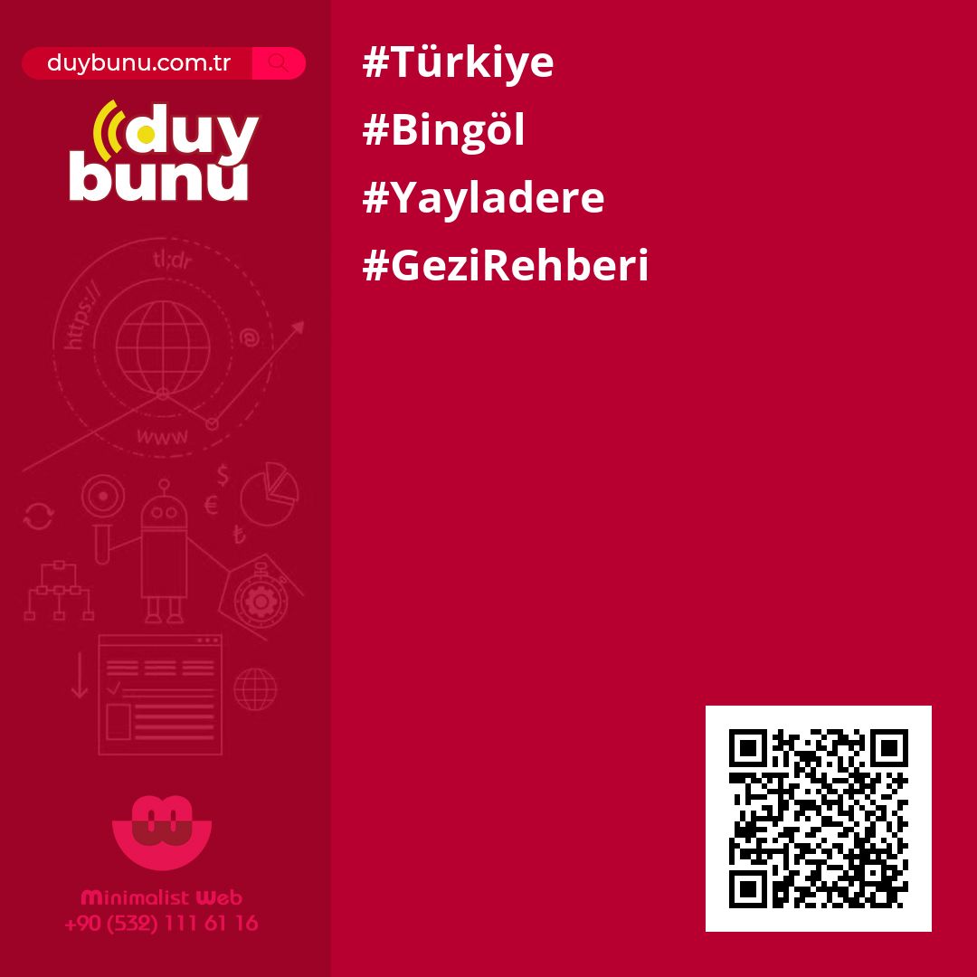 Gezi Rehberi › Yayladere | Bingöl