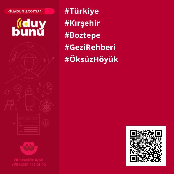 Öksüz Höyük › Gezi Rehberi | Boztepe | Kırşehir